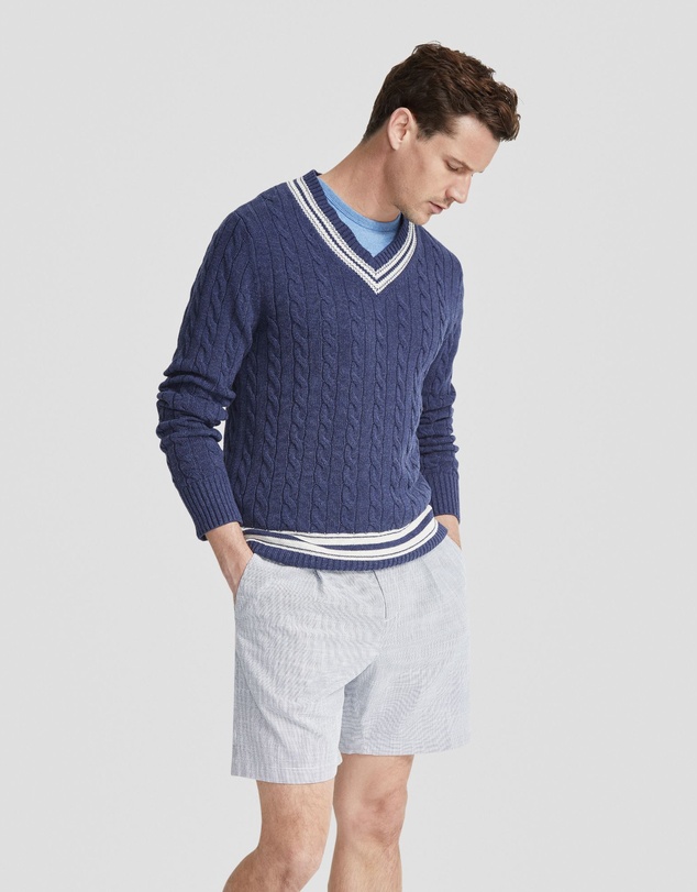 Oxford - Richie Cricket Cable Knit Top