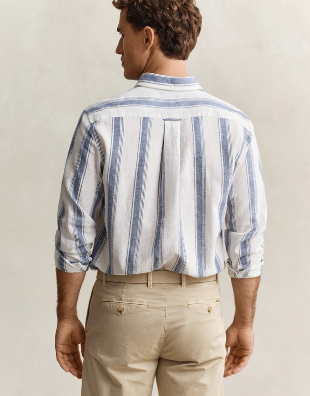 Gant - Cotton Linen Stripe Shirt