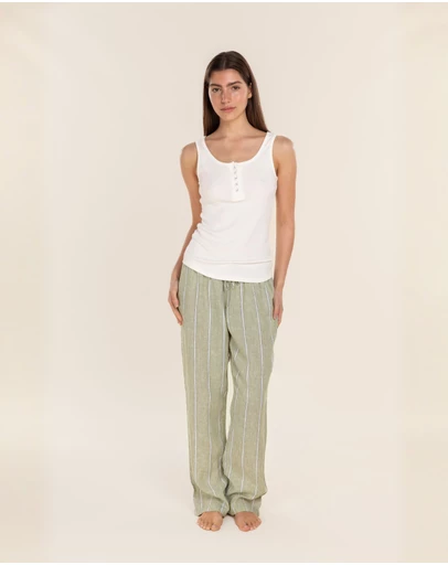Gingerlilly - Zoey Long Linen Pants