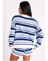 Subtitled - Chiara Stripes Knit Shorts