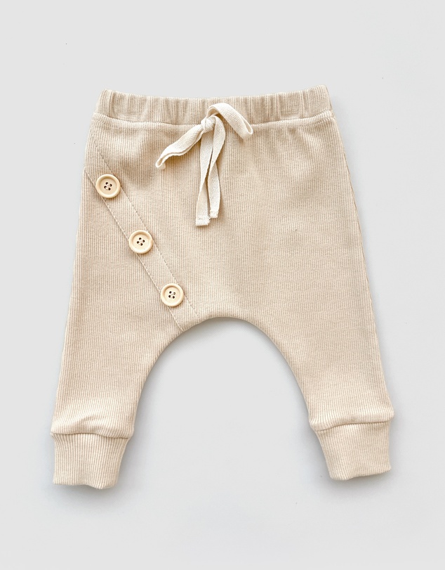 WITH LOVE FOR KIDS - Basics Thick Ribbed Pant - Babies - Kids