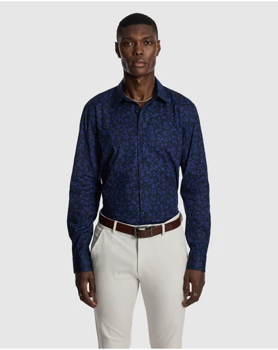 yd. - Linden Slim Floral Shirt