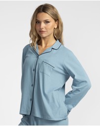 Mitch Dowd - Cotton Jersey Pyjama Set - Blue