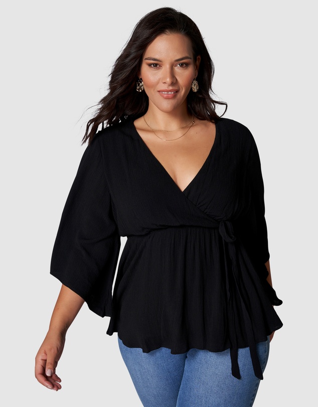 Something 4 Olivia - Salma Wrap Blouse