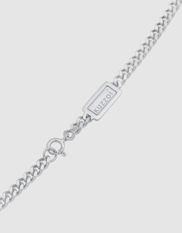 Kuzzoi - ICONIC EXCLUSIVE - Necklace Chain Basic Trend in 925 Sterling Silver