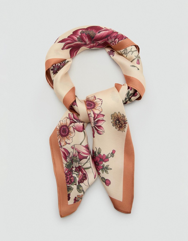 M.N.G - Floral Print Scarf
