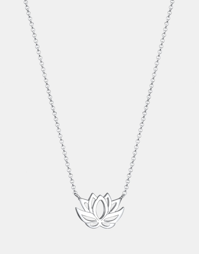 Elli Jewelry - Necklace Lotus Flower 925 Sterling Silver