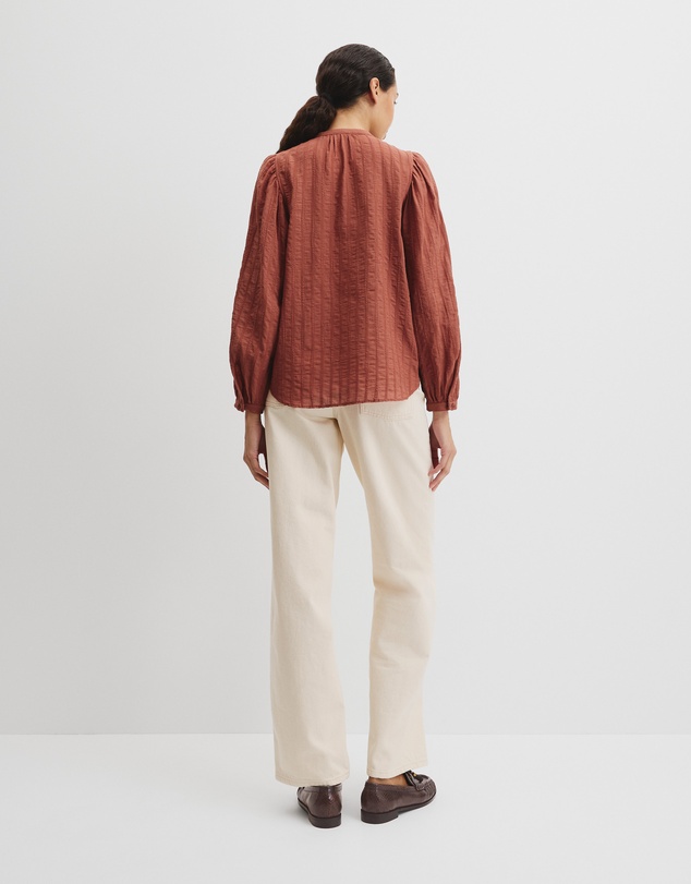 Country Road - Textured Dolman Blouse