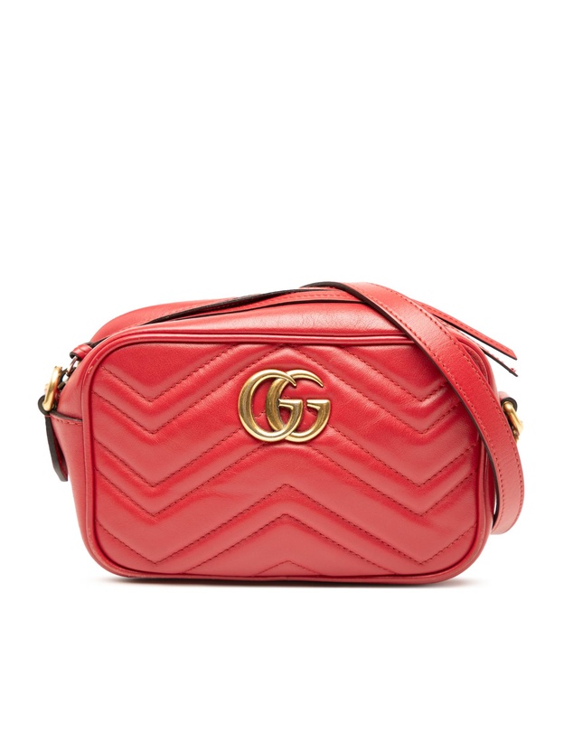 Pre-Loved by Azura Reborn - Pre-Loved Mini GG Marmont Matelasse Leather Crossbody