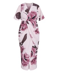 City Chic - Braelynn Bloom Print Maxi Dress