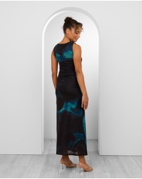 Pilgrim - Nandini Twist Mesh Maxi Dress