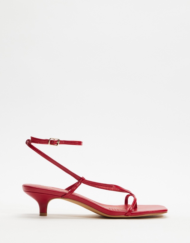 Dazie - Mikayla Strappy Kitten Heels