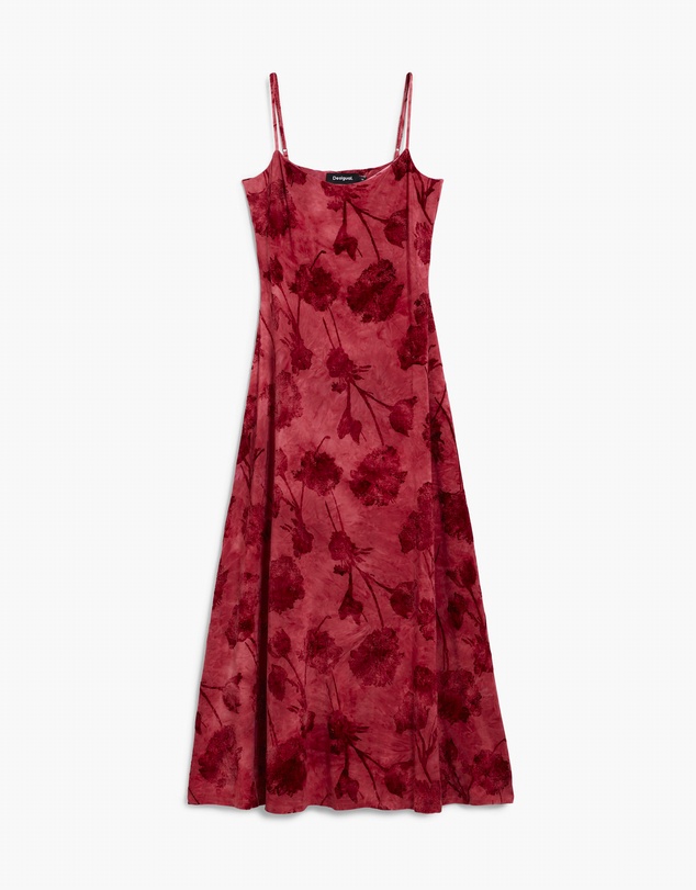 Desigual - Flocked Strap Dress