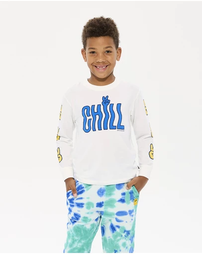 Rock Your Kid - It's All Chill David Long Sleeve T-Shirt