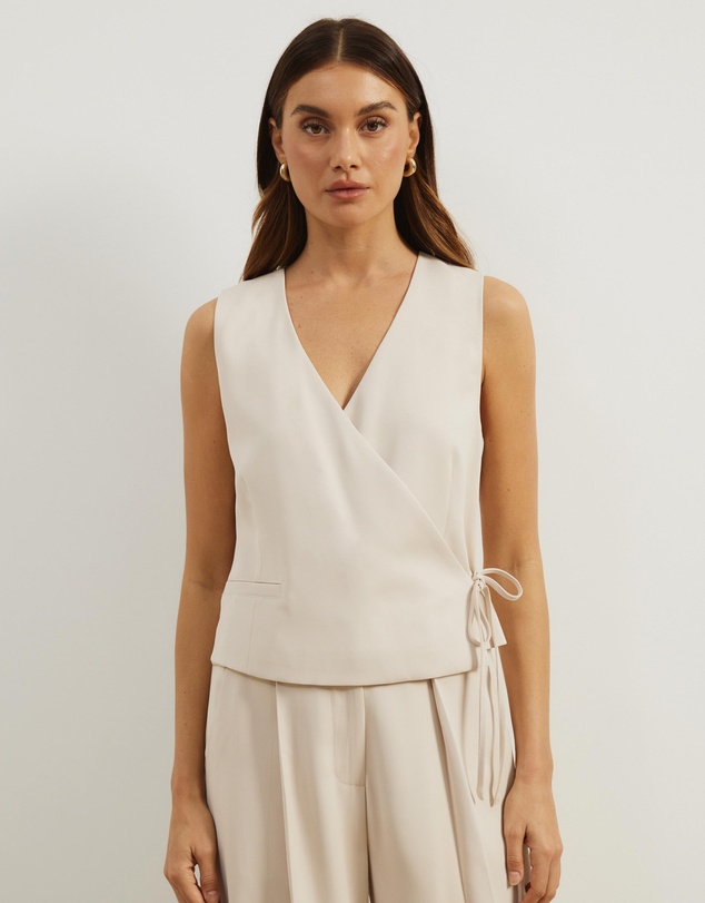Atmos&Here - Freida Wrap Vest Top