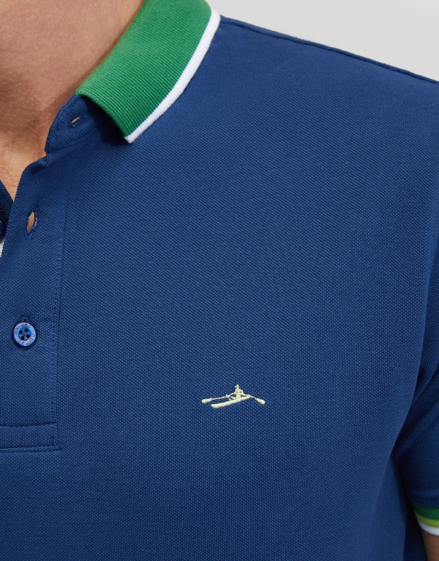 Oxford - Cam Contrast Collar Pique Polo