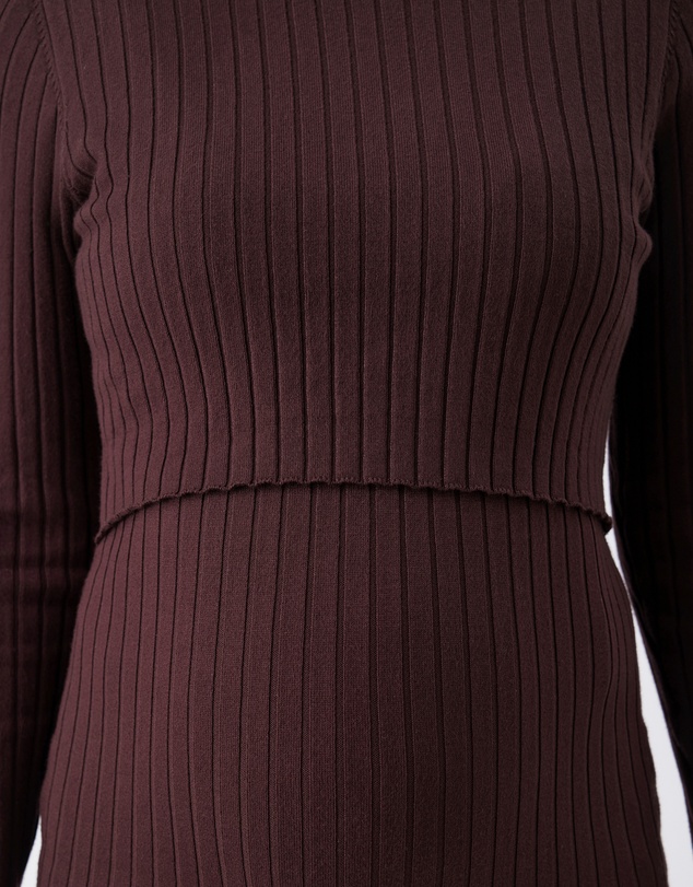 Ripe Maternity - Nella Rib Nursing Knit Dress
