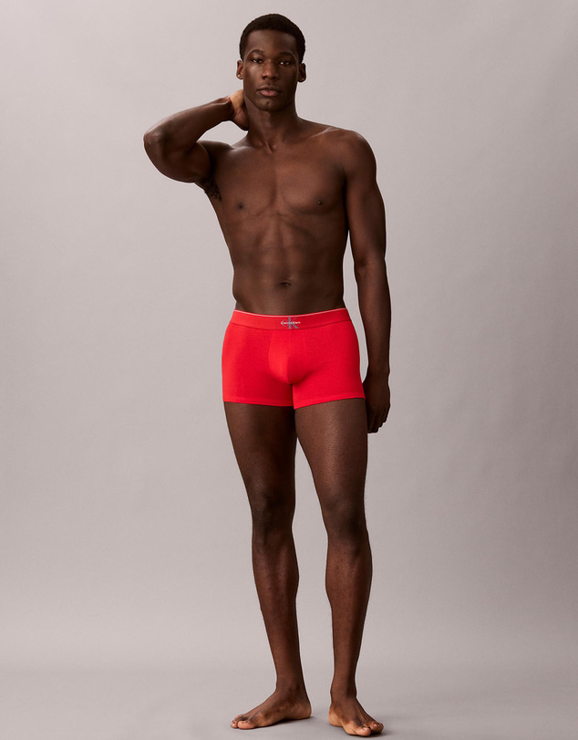 Calvin Klein - 3-Pack Graphic Monogram Cotton Trunks