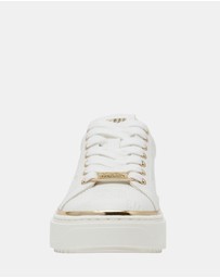Steve Madden - On-Stage2.0 White Gold Sneakers