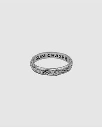Haze & Glory - ICONIC EXCLUSIVE - Ring Men Band Ring Sun Chaser Oxidised in 925 Sterling Silver