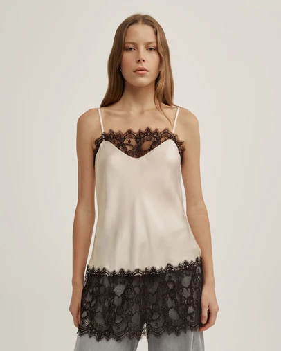 Witchery - Lace High Hem Camisole