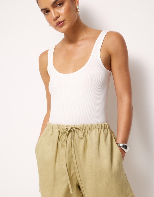 AERE - Bronte Linen Shorts