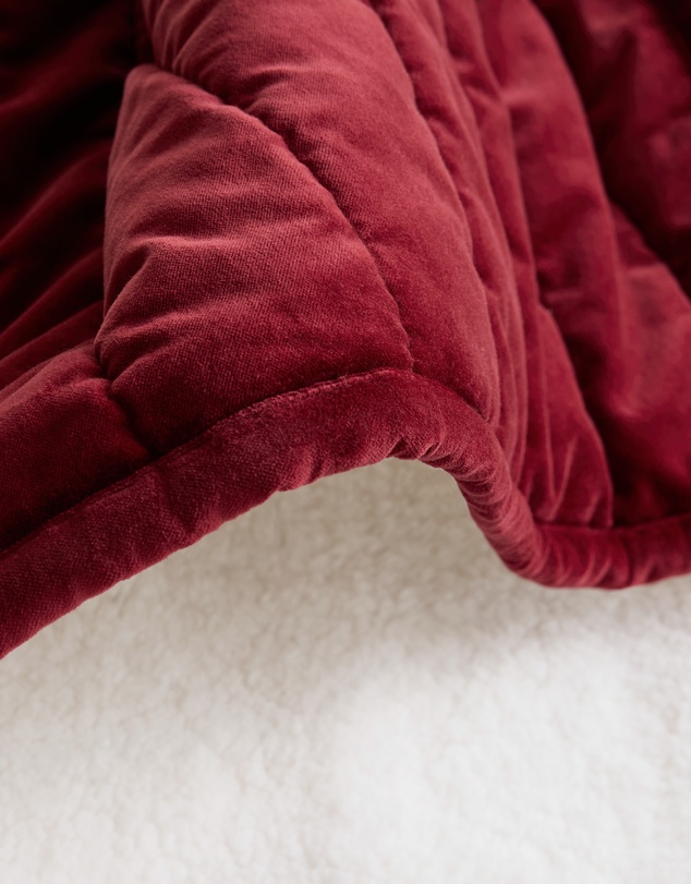 Country Road - Marlon Cotton Sherpa Throw