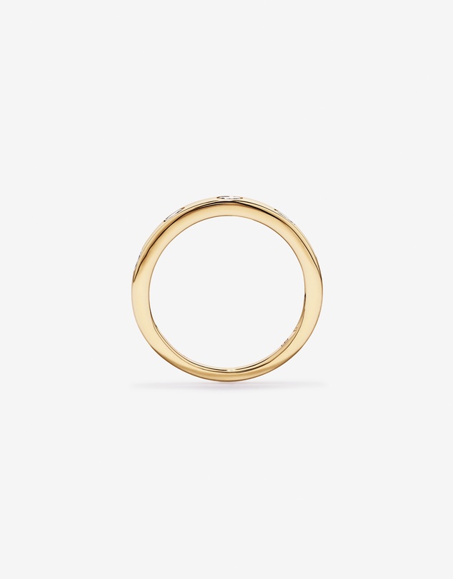 Michael Hill - 0.22TW Oval Laboratory-Grown Diamond Wedding Band in 14kt Yellow Gold