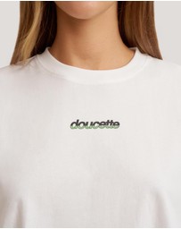 Doucette - Green Apples Compact Tee