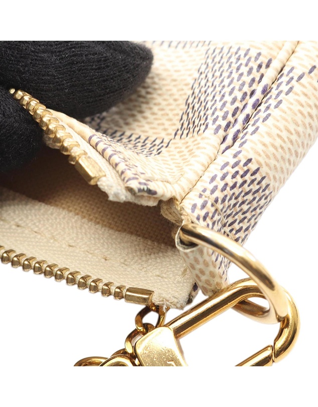 Pre-Loved by Azura Reborn - Pre-Loved Damier Azur Mini Pochette Accessoires