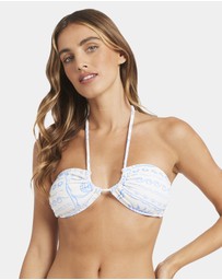 Billabong - Womens Sunrise Sands Drew Bandeau Bikini Top