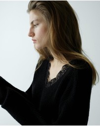 M.N.G - Jumper With Lace Detail