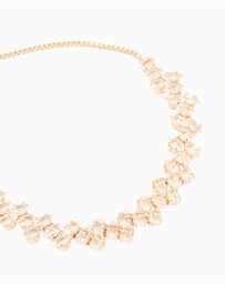 Lovisa - Gold Cubic Zirconia Round Toggle Bracelet