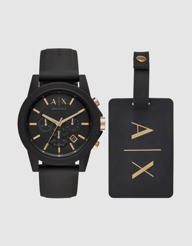 Armani Exchange - Black Chronograph Watch AX7105