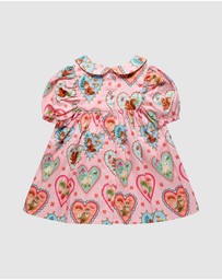 Fleur Harris - 'Woodland Love' Divine Dress and Headband Set in Peach