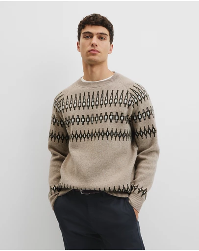 Country Road - Wool Fair Isle Knit