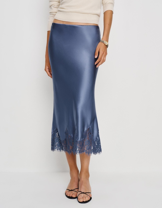 Reformation - Carolina Silk Skirt