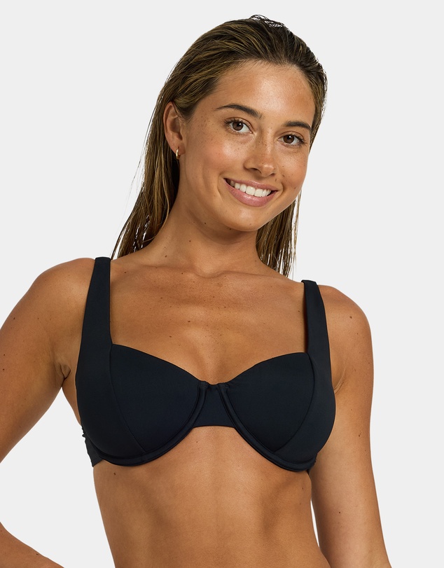 Roxy - Womens Beach Classics Underwire D Cup Bikini Top