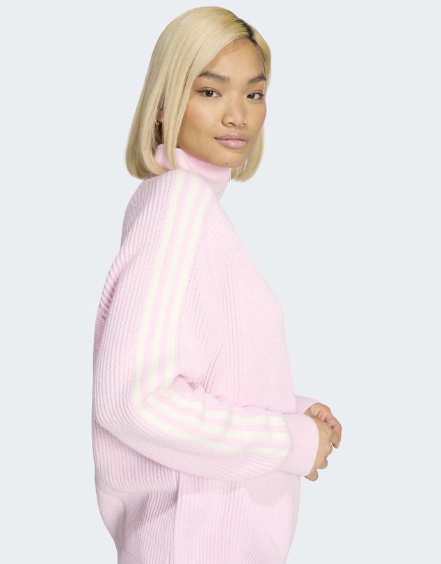 adidas Originals - ADIDAS ORIGINALS FUNNEL NECK QUARTER ZIP Sweatshirt Womens