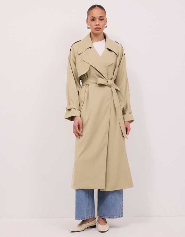 Calli - Karise Relaxed Trench Coat
