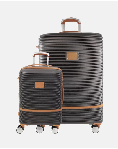Pierre Cardin - Pierre Cardin Classique Hard Shell Medium and Cabin Bundle 2-Piece Set