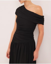 Calli - Aurelia Draped Jersey Maxi Dress