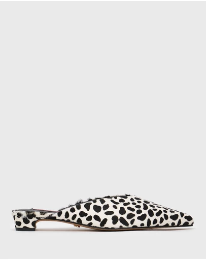 Betts - FELIX Leather Kitten Heel Mules