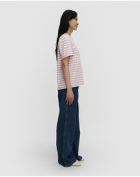 Marimekko - Tasaraita Unikko Kioski t-shirt