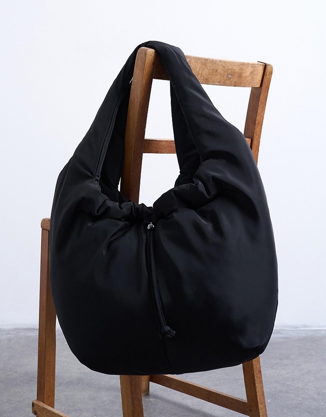TOPSHOP - Sia Ruched Nylon Shoulder Bag