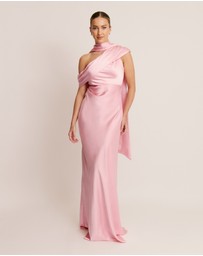 Six Stories - Drape One Shoulder Bridesmaid Dress