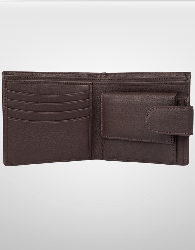 DENTS - Beauley RFID Pebble Grain Leather Bifold Press Stud Wallet