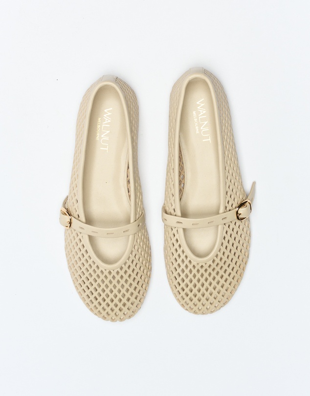 Walnut Melbourne - Kate Leather Ballet