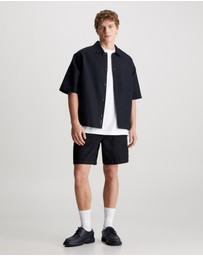 Calvin Klein Jeans - Cotton Linen Shorts