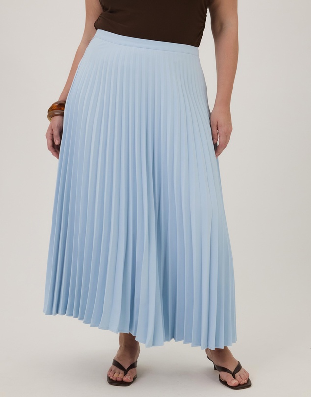 Atmos&Here Curvy - Evie Pleated Midi Skirt